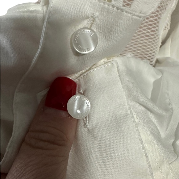 Anne Fontaine Ermine blouse NWT in moon white. Size 36 (equivalent to 0/2) - Picture 6 of 16